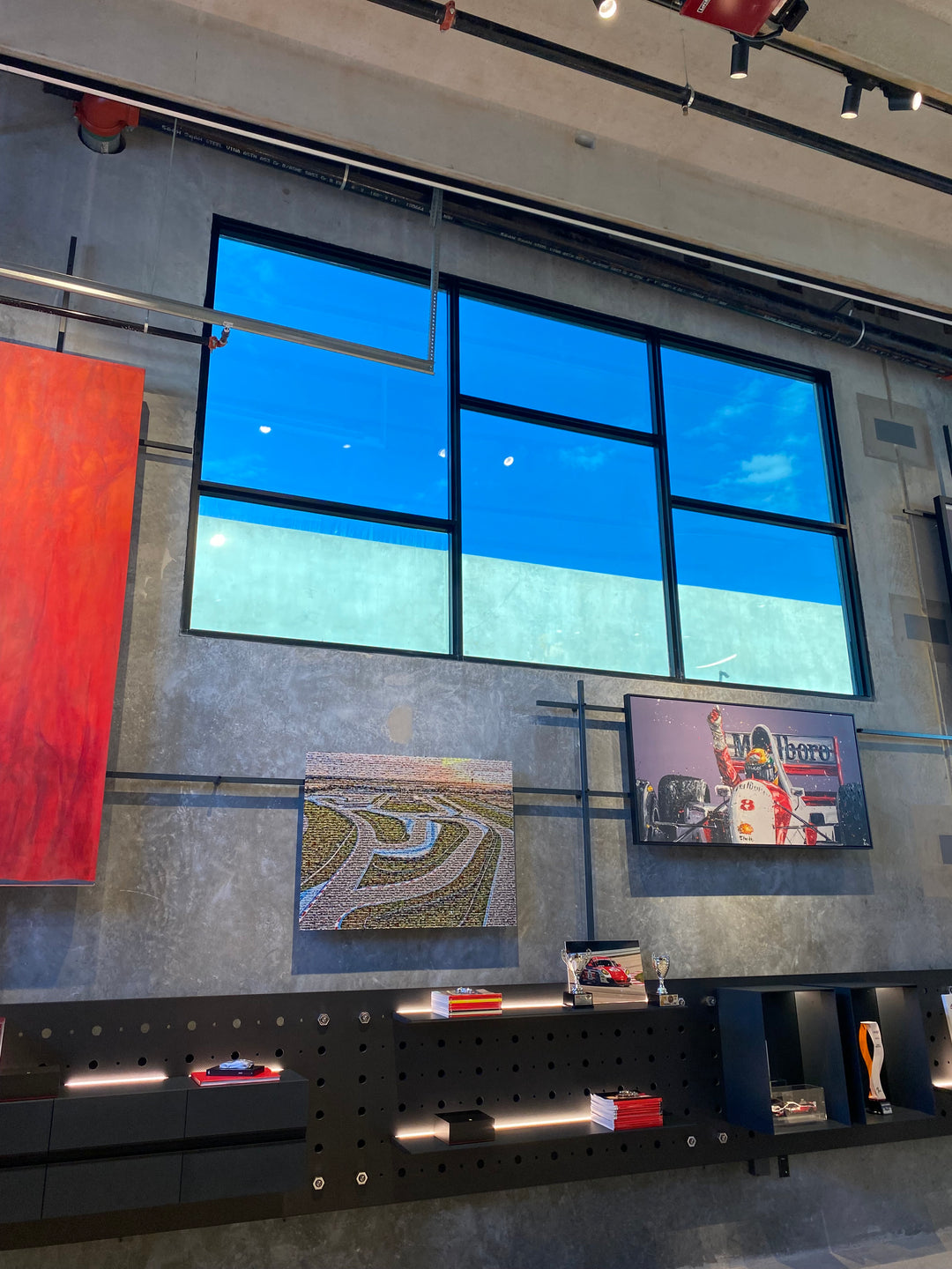 decorative window tint floor retail 